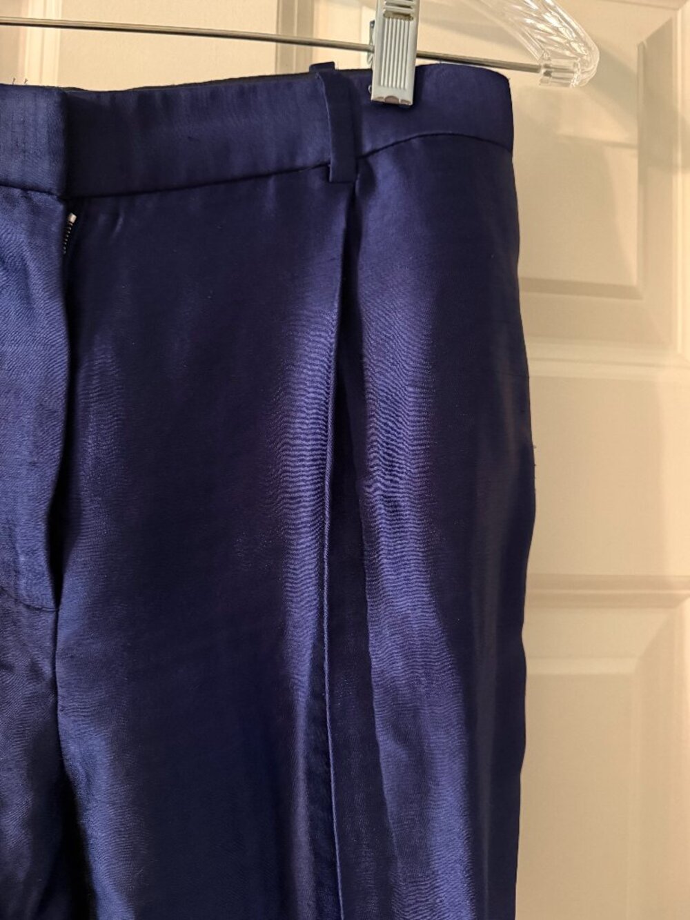 **Electric Deep Blue The Row Slacks**